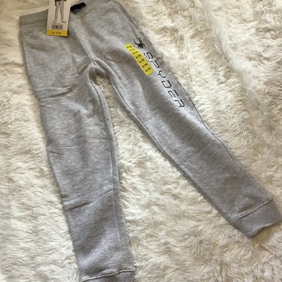 NWT Spyder Gray Joggers Sweatpants Various Sizes - Picture 3 of 3